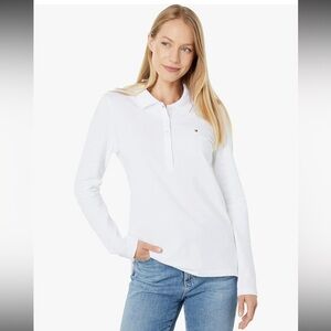 NWOT Tommy Hilfiger Light Pink Long Sleeve Button Down Shirt Sz XL Cotton